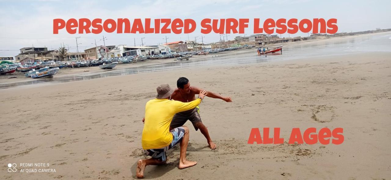 Hostal Puerto Engabao "El Surf Shelter" المظهر الخارجي الصورة