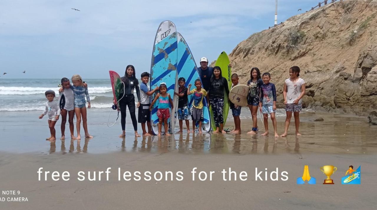 Hostal Puerto Engabao "El Surf Shelter" المظهر الخارجي الصورة