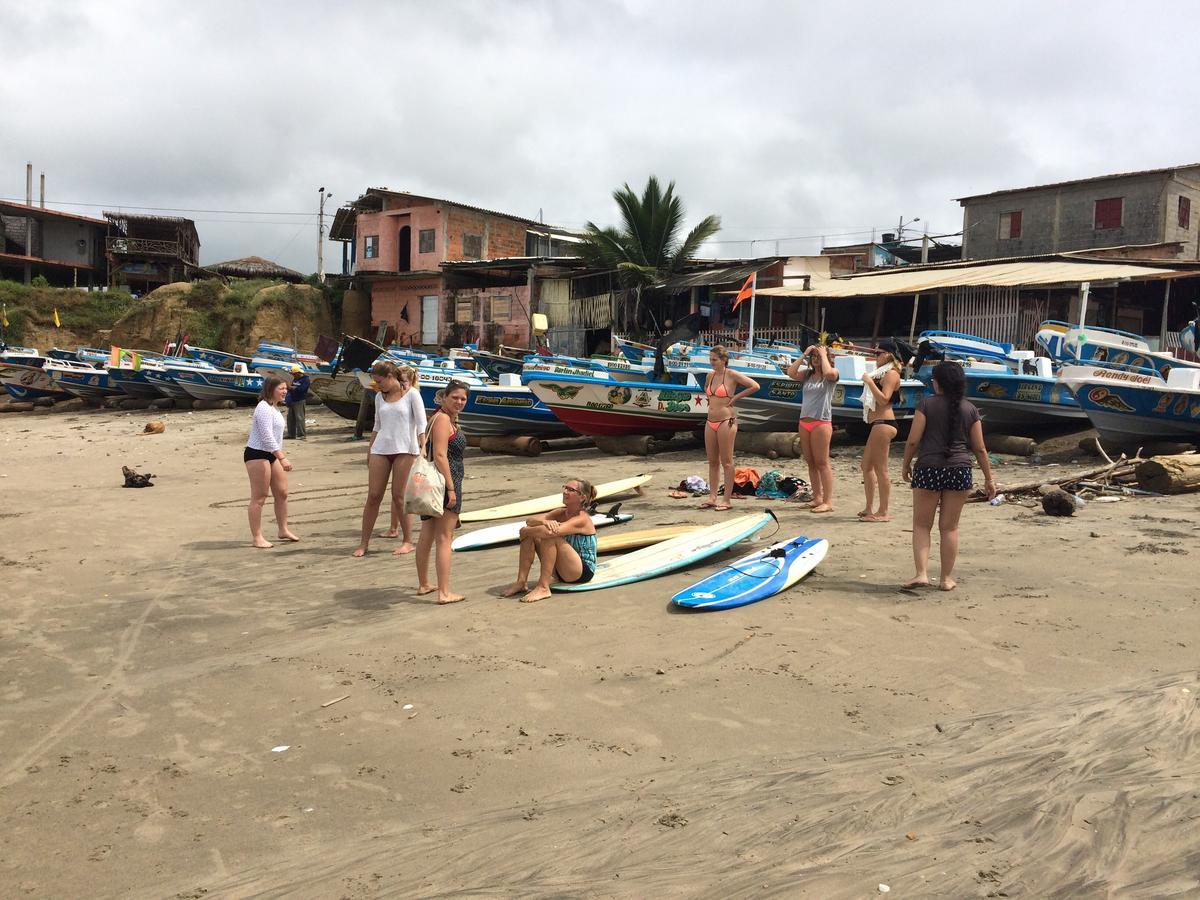 Hostal Puerto Engabao "El Surf Shelter" المظهر الخارجي الصورة